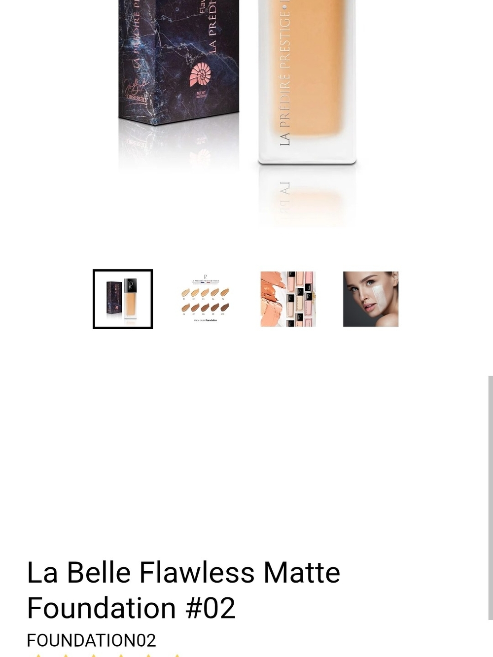 La Belle Foundation in Natural Beige - Light Tan